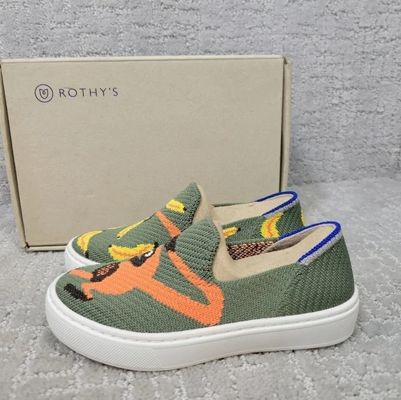 Rothy's The Kid Snack Attack Slip On Comfort Sneaker Shoes Unisex Size US 10, 4 - Picture 8 of 12